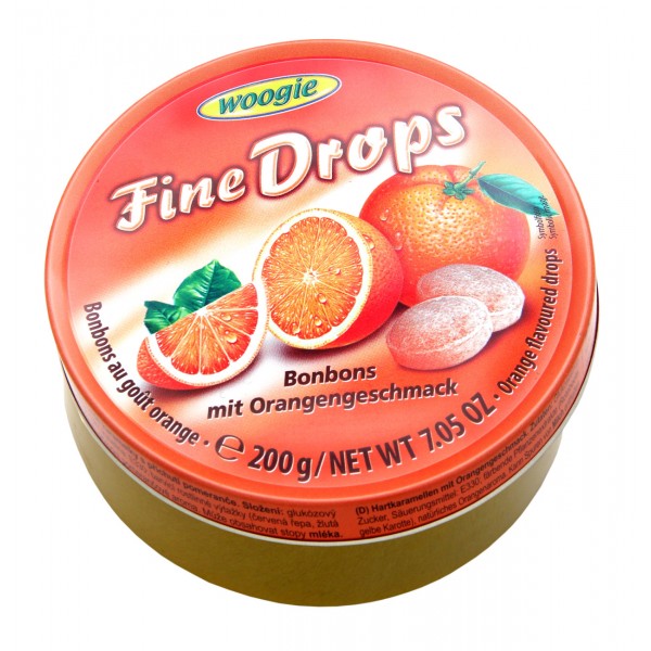  "Fine Drops" καραμέλες με γεύση πορτοκάλι 200g